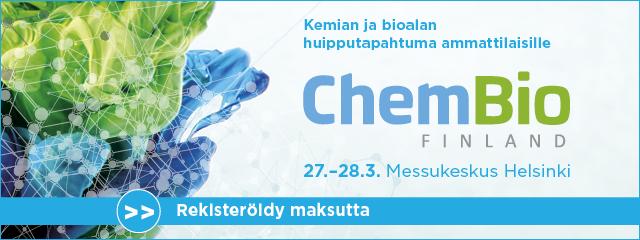 ChemBio Finland 2019 – kemian ja bioalan huipputapahtuma 27.–28.3. Messukeskuksessa