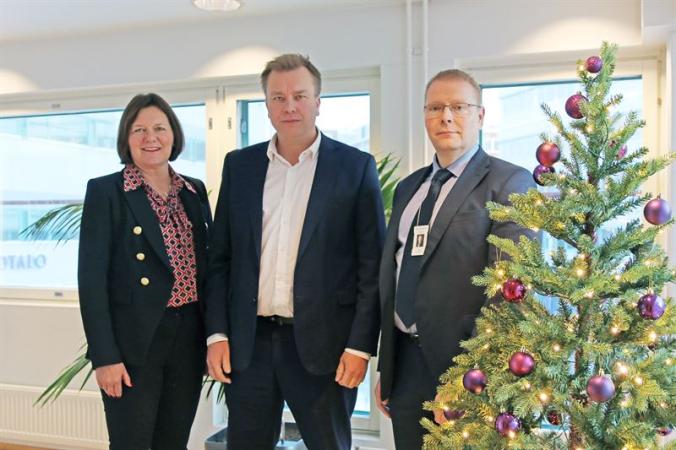 Kansanedustaja Antti Kaikkonen vieraili Taitotalossa