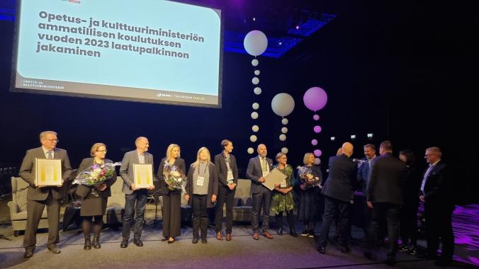 Taitotalo sai ammatillisen koulutuksen laatupalkinnon